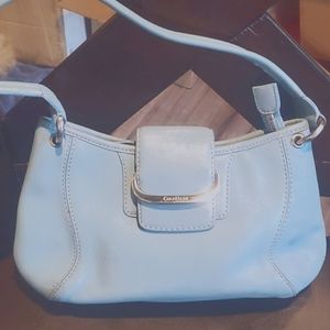 Cole Haan blue leather purse.